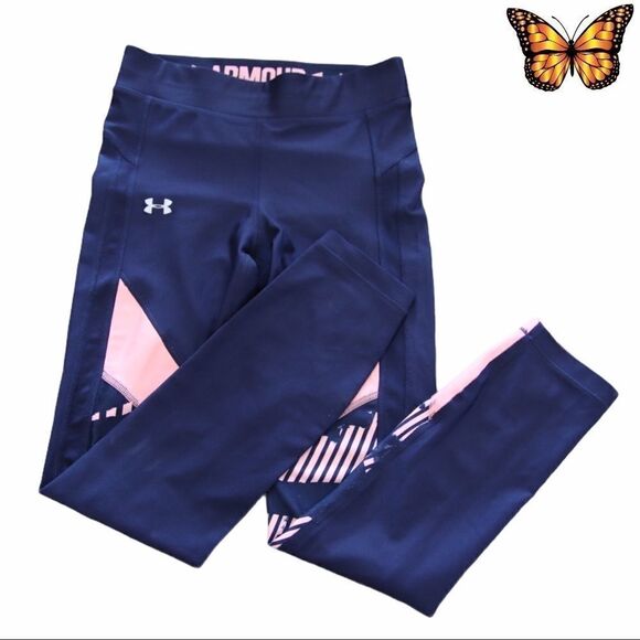 UNDER Armour Heat Gear Compression Fit Leggings Size Xs - Picture 1 of 8